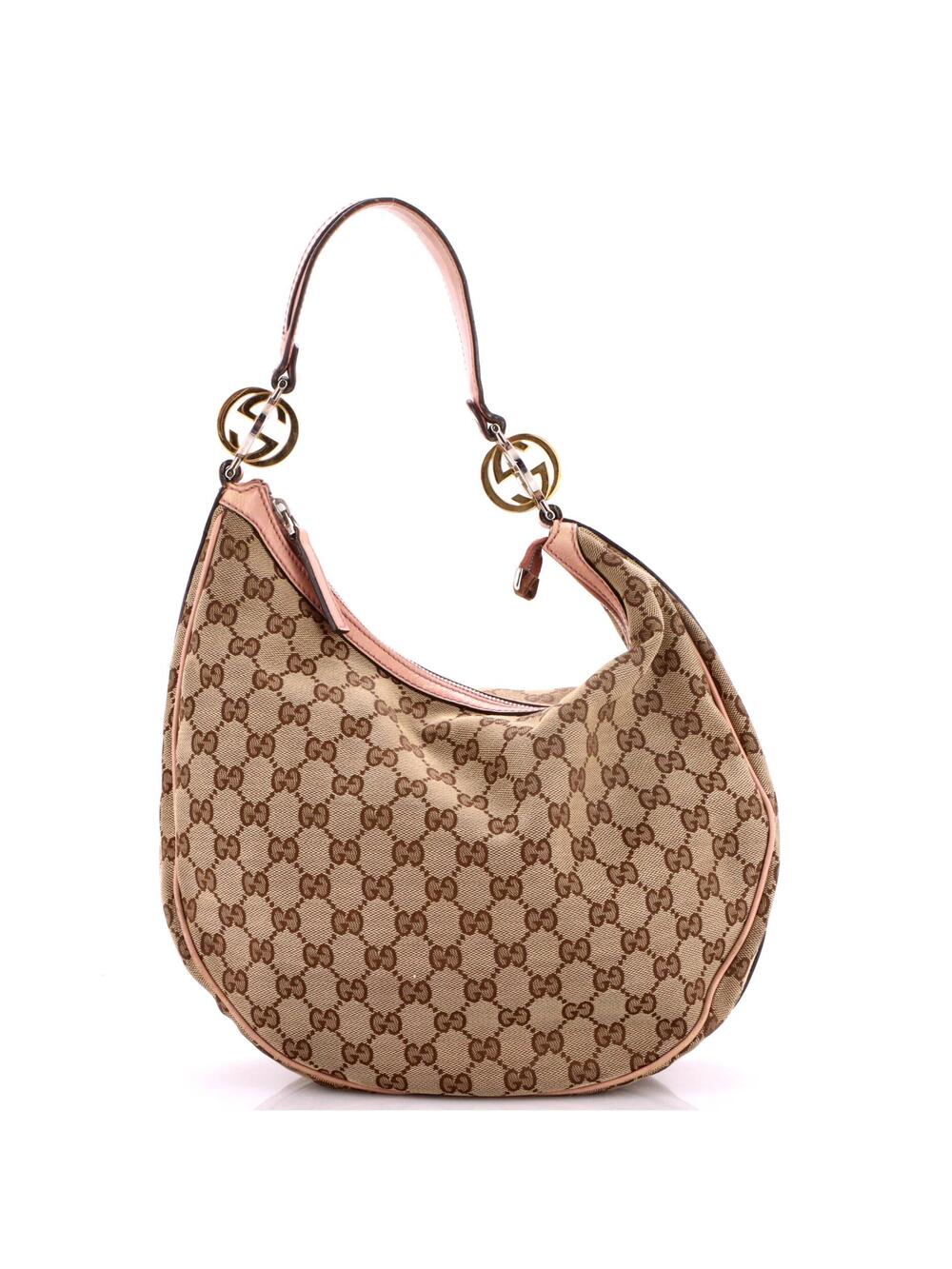 Gucci Twins Hobo Gg Canvas Medium #335895G99B